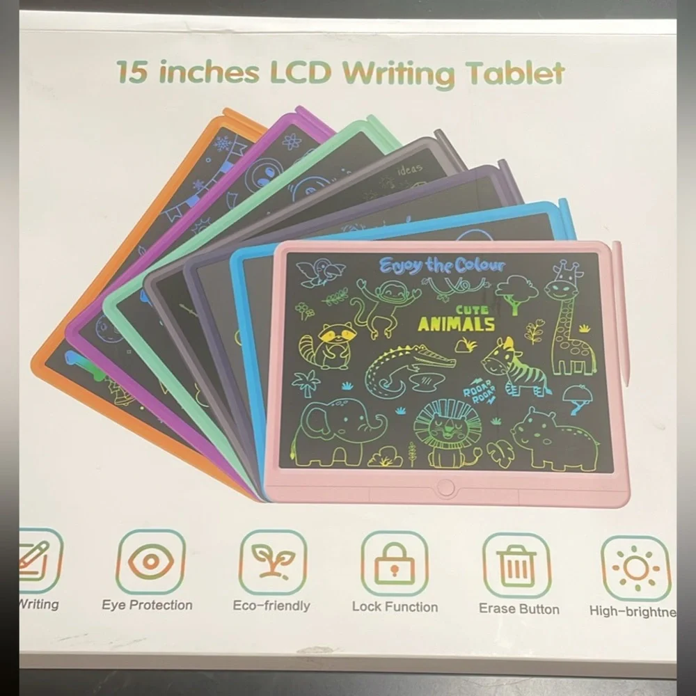 LCD Writing Gray Tablet with Stylus